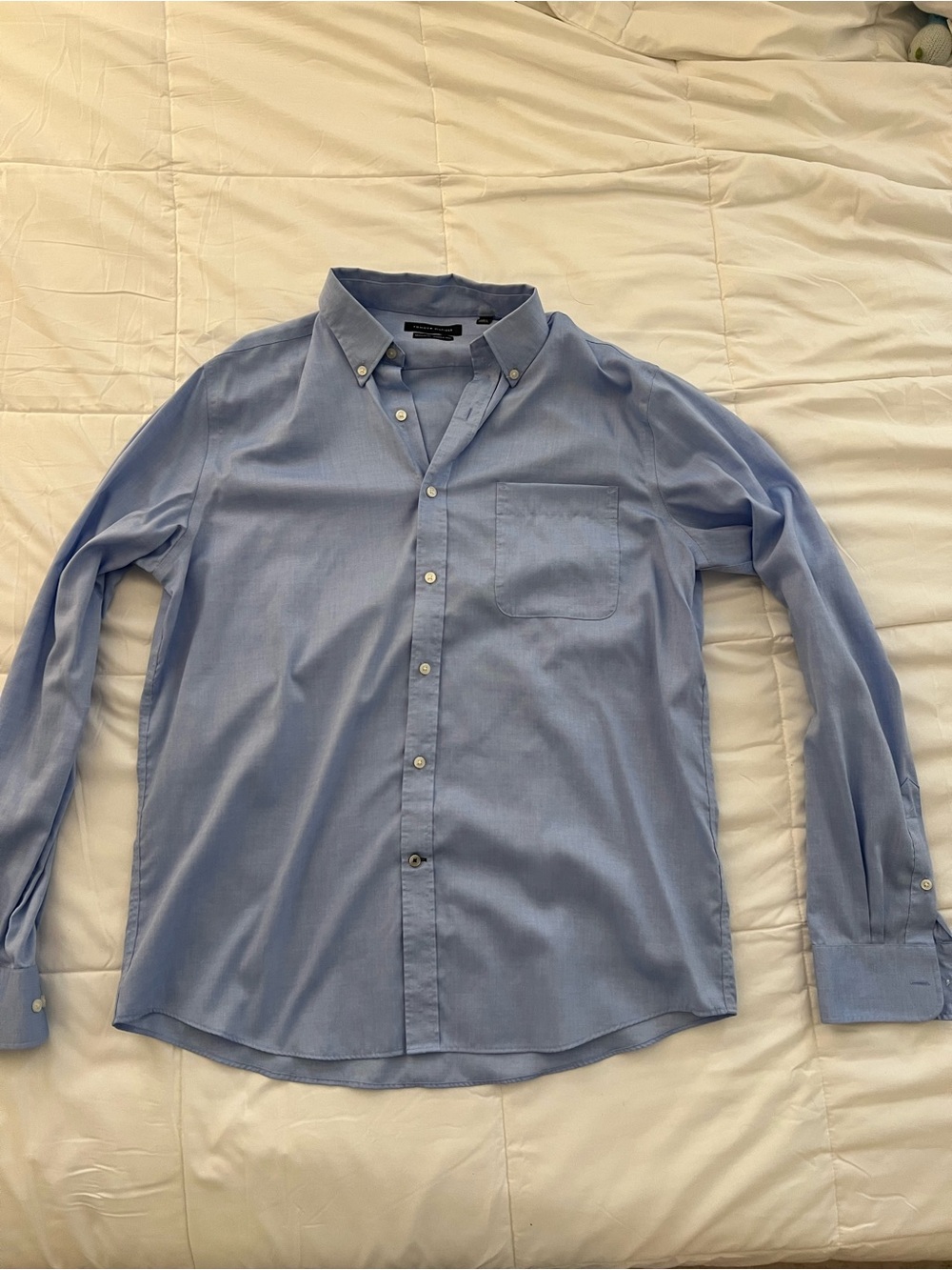 Tommy Hilfiger Light Blue Button-Down Dress Shirt